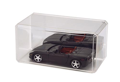 1:24 Scale Diecast Display Case Mirrored Bottom