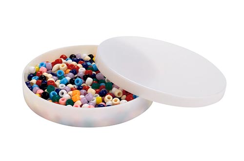 Wholesale Round Plastic Container - 6″ x 1″ - 170CHIPS