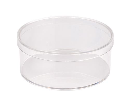 Small Round Crystal Clear Container 015C | Pioneer Plastics