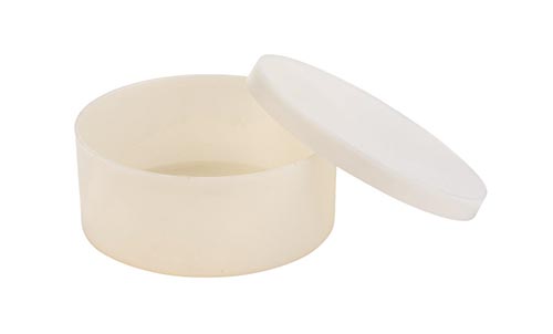 Small Round Container White - 015CHIPS | Pioneer Plastics