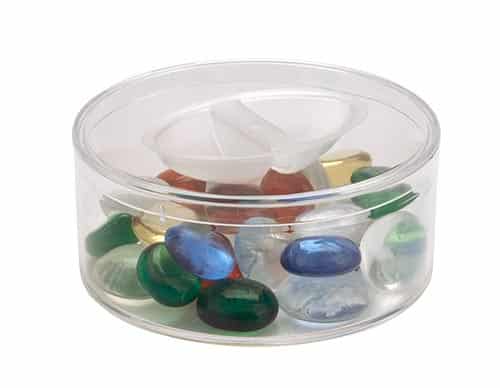 Small Round Plastic Containers - 3-5/16″ x 1-5/16″ - 016C