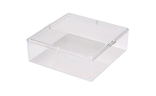 5? Square Shallow Plastic Container - MBC Express