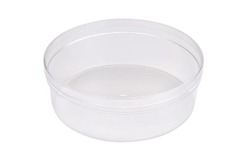 Round Plastic Candy Container - 6-7/8″ x 2-5/8″ - 183C