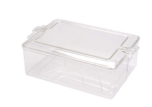 Clear Square Plastic Containers - 10-5/8″ x 7-5/8″ x 3-3/4″, 195C