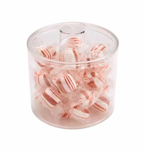 Clear Plastic Round Container - 4-1/16″ x 3-1/2″ - 273C