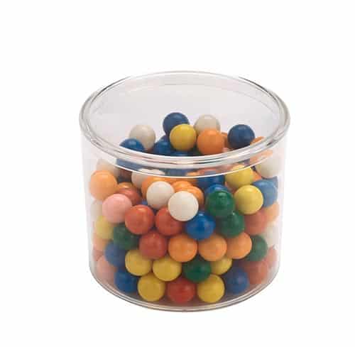 Round Clear Plastic Container with Lid - 4-1/16″ x 4-3/4″ - 282C