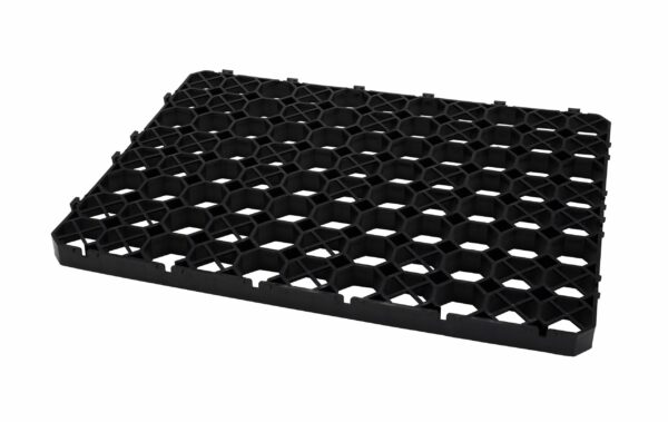 horse paddock grid also known as hoof grid slanted view