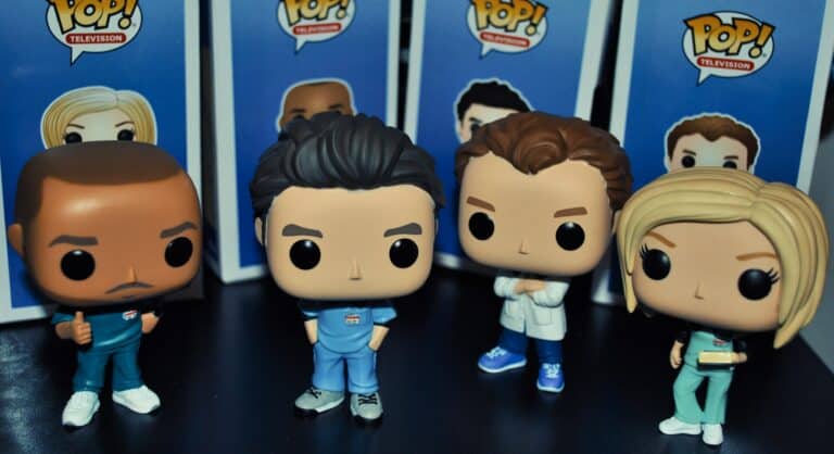 Funko pop collectibles scrubs from Unsplash