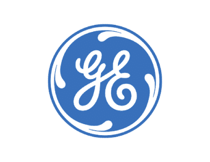 General Electric logo representing innovation in plastics and industry.