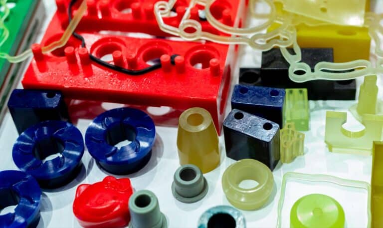 Colorful plastic pieces ideal for DIY crafts and creative projects.
