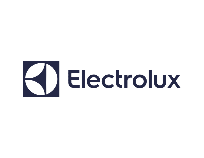 Electrolux logo showcasing innovation in home appliances and sustainable solutions.