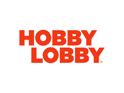 Hobby Lobby logo showcasing creative crafts and DIY supplies for enthusiasts.