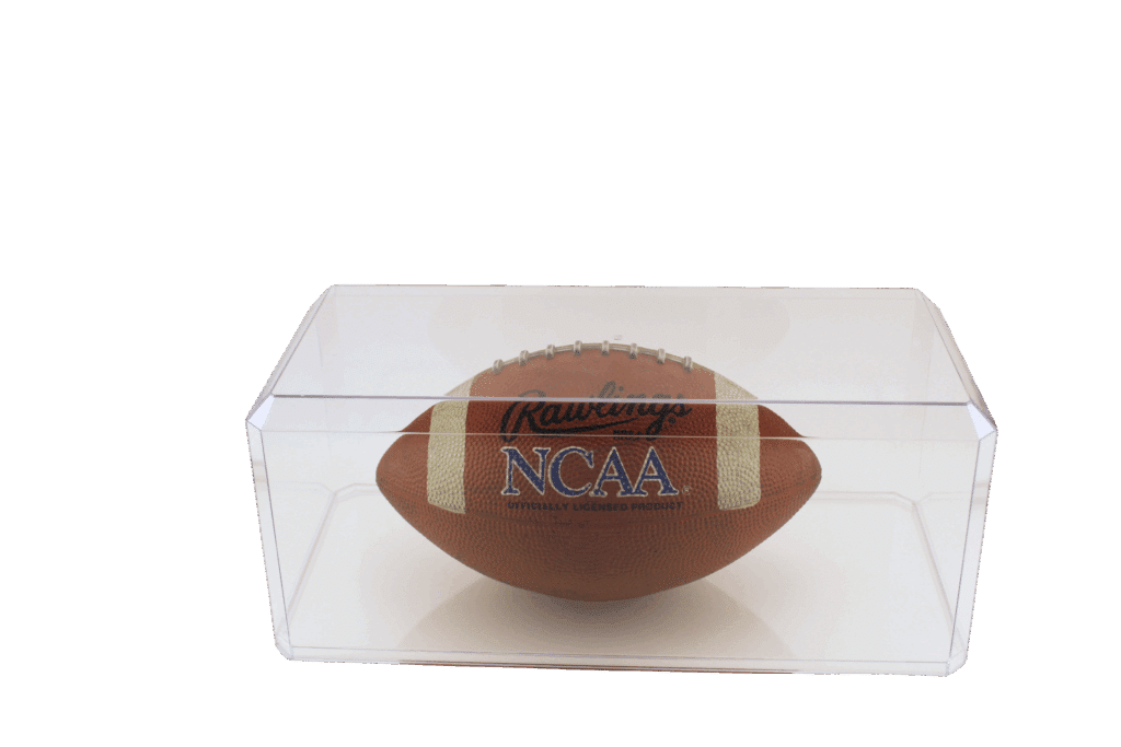 Football & 1:18 Diecast Display Case w/ Clear Base – 577C-BC